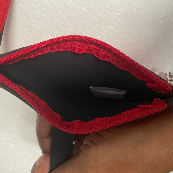 NWOT K•Carroll RED Wristlet with Zipper opening, inside slots & Detachable Strap - Picture 10 of 10
